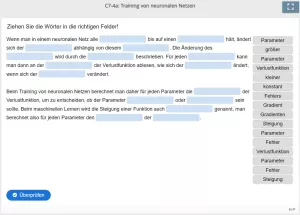 Lernspiel: C7-4 Drag the Words: Gradient - erster Teil (Quiz zum Video)