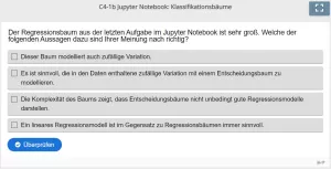 Lernspiel: C4-1 Multiple Choice: Regressionsbaum für Eisverkäufe (Quiz zum Jupyter Notebook)