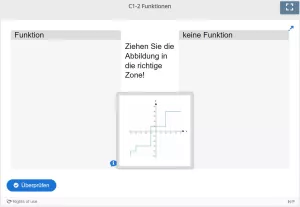 Lernspiel: C1-2 Drag and Drop: Ist das eine Funktion - Teil 3 (Quiz zum Video)