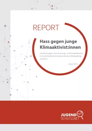 Broschuere: Report: Hass gegen junge Klimaaktivist:innen