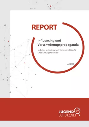 Broschuere: Report: Influencing und Verschwörungspropaganda