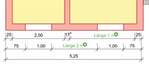 Interaktion: Baurichtmaß Übung 2