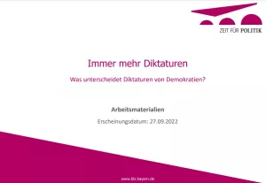 Presentation: Immer mehr Diktaturen - Präsentation für den Unterricht.