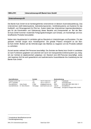 Unterrichtsbaustein: Unternehmensprofil – Lernfeld 1 (PDF, barrierefrei)