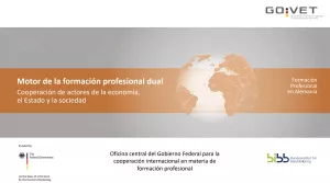 Presentation: Presentation on the stakeholders of the German VET system (Spanish, PDF)