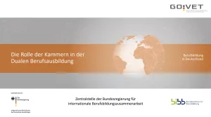 Presentation: Präsentation zur Rolle der Kammern in der Dualen Berufsausbildung (PPTX)