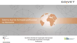 Presentation: Presentation on dual vocational training in Germany (Portugese, PDF)