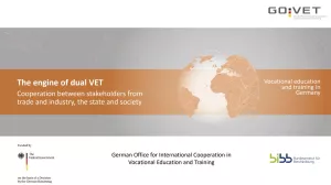 Presentation: Presentation on the stakeholders of the German VET system (English, PPTX)