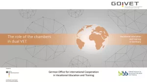 Presentation: Presentation on the role of the chambers in dual VET (English, PDF)