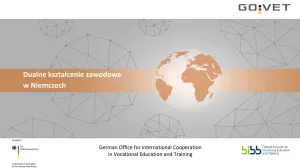 Presentation: Presentation on dual vocational training in Germany (Polish, PPTX)