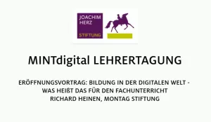 Video: Bildung in der digitalen Welt - Was heißt das für den Fachunterricht?