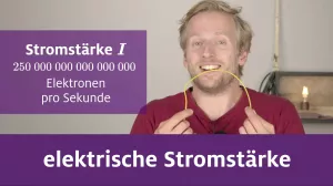 Video: Die elektrische Stromstärke