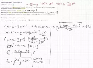 Video: Aufgabe | Standardaufgaben zum freien Fall
