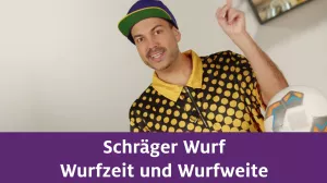 Video: Schräger Wurf | Wurfzeit und Wurfweite