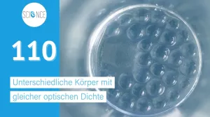 Video: Unsichtbar durch Brechung - Unterschiedliche Körper mit gleicher optischen Dichte