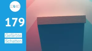 Video: rot und grün gefärbte Schatten