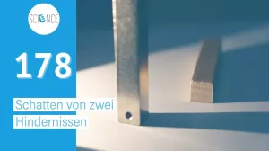 Video: Schatten von zwei Hindernissen