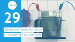 Video: Elektrochemische Vorgänge - Dissoziation von Kochsalz