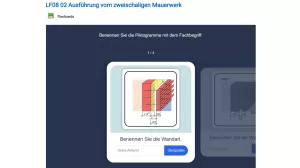 Interaktion: Ausführung vom zweischaligen Mauerwerk - Übung 1