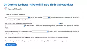 Interaktion: Der Deutsche Bundestag (Pythonskript)