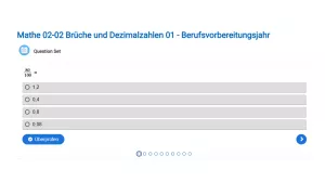 Interaktion: Brüche und Dezimalzahlen 01 - Berufsvorbereitungsjahr
