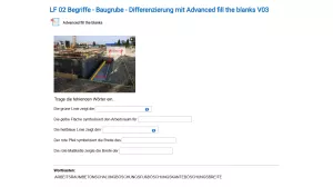 Interaktion: Baugrube - Differenzierung V03