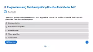 Interaktion: Fragensammlung Abschlussprüfung Hochbaufacharbeiter Teil 1