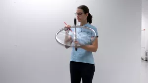 Video: Präzession einer Fahrradfelge und Stabilität beim Fahrradfahren