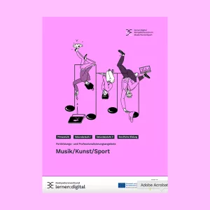 Broschuere: Fortbildungs- und Professionalisierungsangebote: Musik/Kunst/Sport
