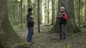Video: 7) Plenterung im bäuerlichen Privatwald: Interview mit Hofbesitzer (Teil 2)