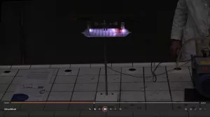 Video: Bewegung eines Schaufelrads in einer Glasröhre