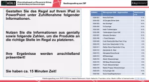 Presentation: Handlungsauftrag zum zentralen Handlungsprodukt (ZHP)