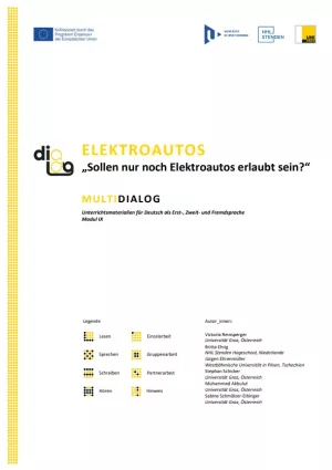 Arbeitsblatt: Elektroautos | MultiDiaLog | Teil 1: „Sollen nur noch Elektroautos erlaubt sein?“