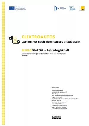 Handbuch: Elektroautos | MonoDiaLog | Lehrerbegleitheft