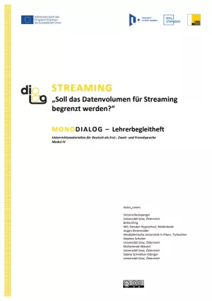 Handbuch: Streaming | MonoDiaLog | Lehrerbegleitheft