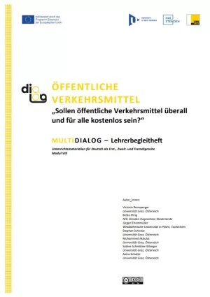 Handbuch: Öffentliche Verkehrsmittel | MultiDiaLog | Lehrerbegleitheft