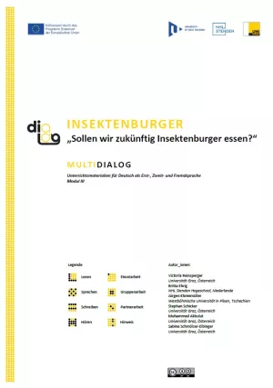 Arbeitsblatt: Insektenburger | MultiDiaLog | Teil 1: „Sollen wir zukünftig Insektenburger essen?“