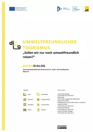 Arbeitsblatt: Umweltfreundlicher Tourismus | MonoDiaLog | Teil 1: „Sollen wir nur noch umweltfreundlich reisen?“