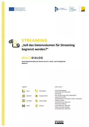 Arbeitsblatt: Streaming | MultiDiaLog | Teil 1: „Soll das Datenvolumen für Streaming begrenzt werden?“