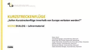 Presentation: Kurzstreckenflüge | MonoDiaLog | Materialien für Lehrende
