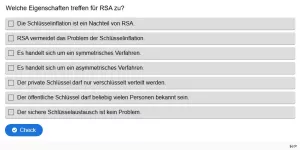 Lernspiel: B5-6 Eigenschaften der RSA-Verschlüsselung. Quiz zum Video