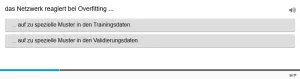 Lernspiel: C9-2 Single Choice: Dropout. Quiz zum Video