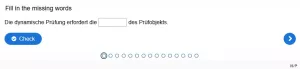 Lernspiel: G5-4 Question Set: Dynamische Tests Teil 2. Quiz zum Video
