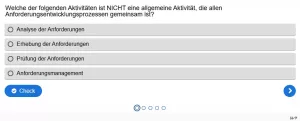 Lernspiel: G2-4 Question Set: Anforderungsanalyse Teil 1. Quiz zum Video