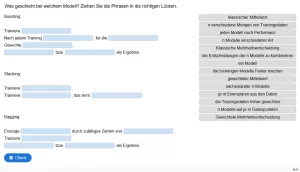 Lernspiel: C9-5 Drag the Words: Beispiele für verschiedene Modelle. Quiz zum Video