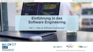 Presentation: G1-1 Einführung in das Software Engineering: Teil 1 - Was ist Software Engineering? Folien zum Video