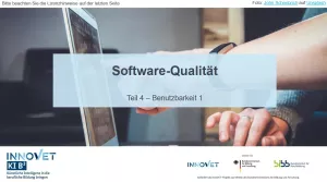 Video: G4-4 Software-Qualität: Teil 4 - Benutzbarkeit 1 (Video)