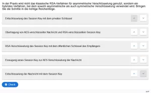 Lernspiel: B5-6 Hybride Varianten von RSA. Quiz zum Video