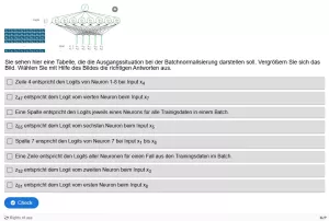 Lernspiel: C9-4 Multiple Choice: eine Batch-Matrix. Quiz zum Video