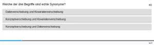 Lernspiel: C9-5 Single Choice: Kovariatenverschiebung. Quiz zum Video